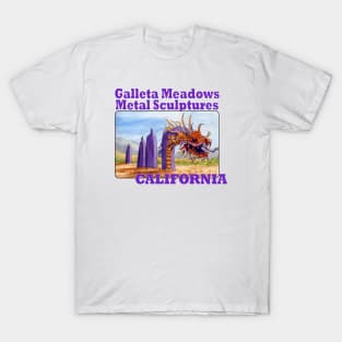 Galleta Meadows Metal Sculptures, California T-Shirt